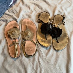 Flower Sandals. Smoke free home